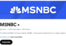 MSNBC YouTube Channel.